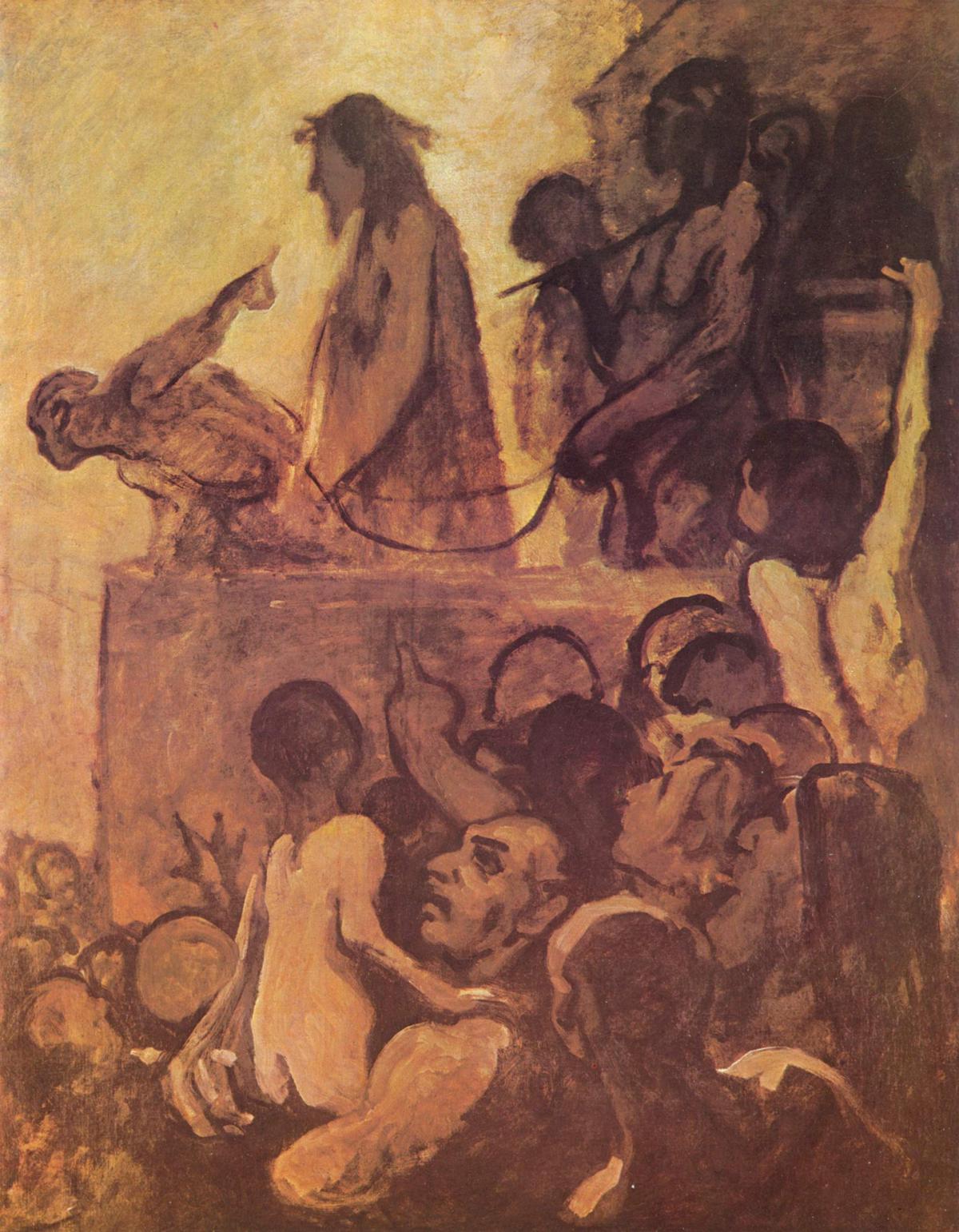 Ecce Homo (1850) van Honoré Daumier